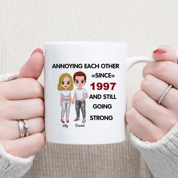 Annoying Each Other Since... Personalized Couple Cups