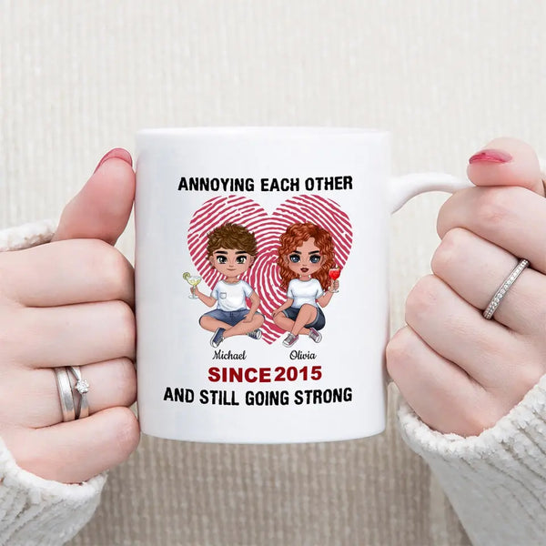 Annoying Each Other Since... Customized Cups For Lovers