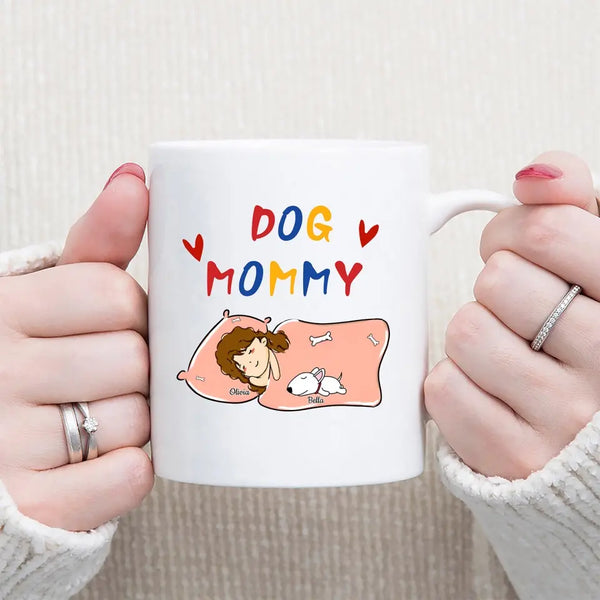 Personalized Dog Mommy Dog Daddy Mugs For Dog Lovers Custom Dog Mugs